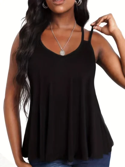 Loose-Fit Sleeveless Tank Top