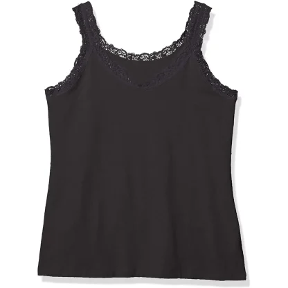 Lace Trimmed Tank Top - Image 6