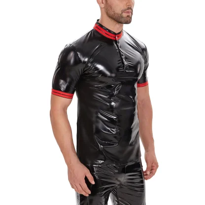Glossy Crew Neck Tank Top - Image 3