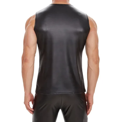 Lace-Up Muscle Shaping Tank Tops - Image 2