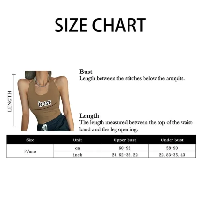 Solid Hanging Neck Tank Top - Image 7