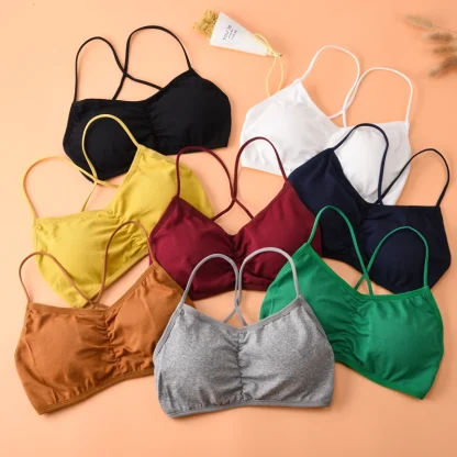Cross Back Sports Bra Tank Top - Image 5