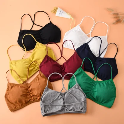 Cross Back Sports Bra Tank Top - Image 6
