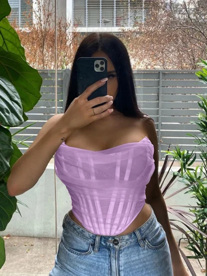 Strapless Corset Tank top - Image 6