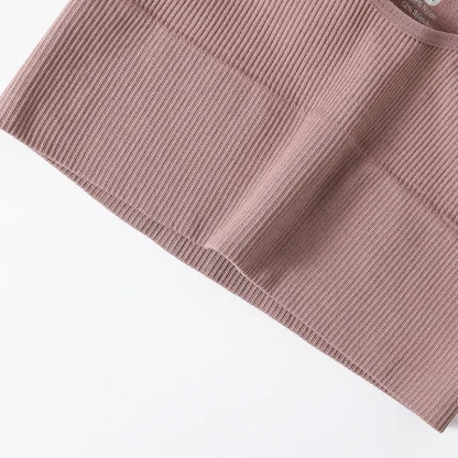 Solid Color Ribbed Crop Top Tank - Image 6