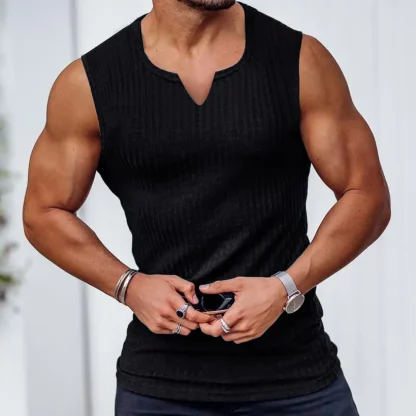 Summer V-Neck Gym Tank Top