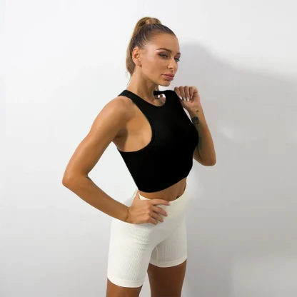 Sleeveless Workout Tank Tops - Image 2