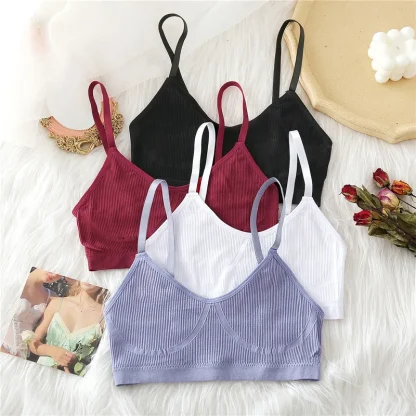 Adjustable Strap Bralette Tank Top - Image 2