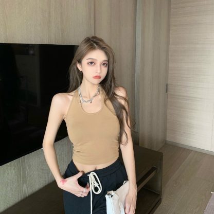 Open Back Halter Tank Top - Image 6