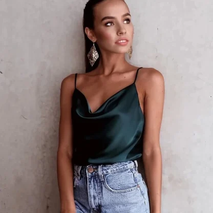 Basic Sexy Camisole Tank Top - Image 2