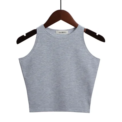 Vibrant Colored Crop Tank Top - Image 4