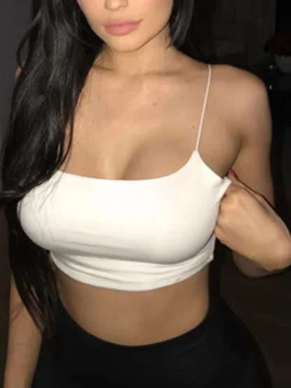 Sleeveless Crop Tank Top - Image 4