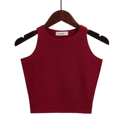 Vibrant Colored Crop Tank Top - Image 3