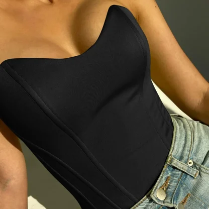 Sexy Tube Corset Tank Top - Image 3
