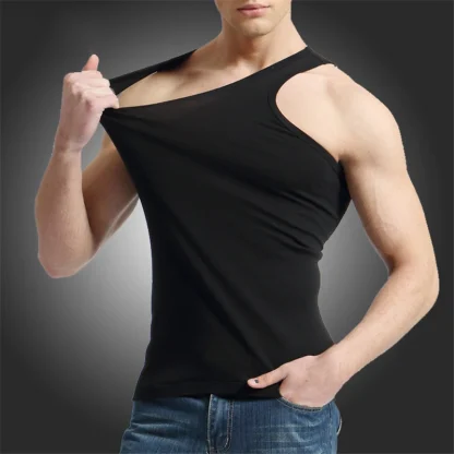 Solid Color Fitness Tank Top - Image 2