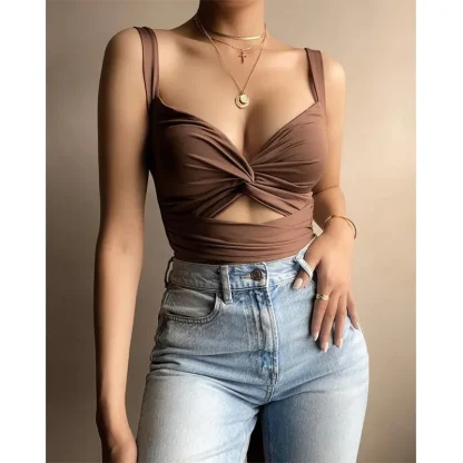 Sexy Sleeveless Crop Tank Top