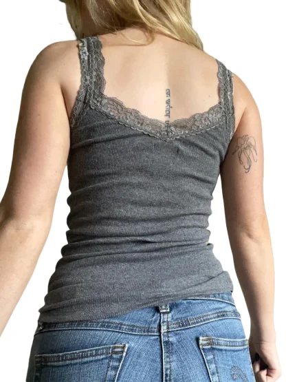 Patchwork Detail Tank Top - Image 3