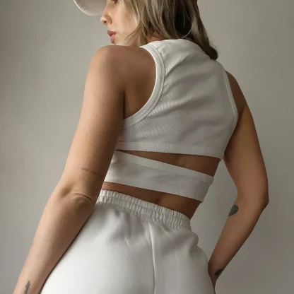 Relaxed Fit Ribbed Tank Top - Image 2