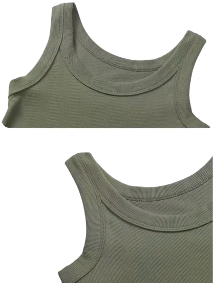 Chic Ribbed Knit Tank Top - Image 6