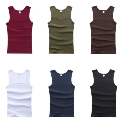 Classic Solid Fit Tank Top - Image 4