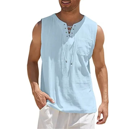 Casual Loose Fit Tank Top - Image 5