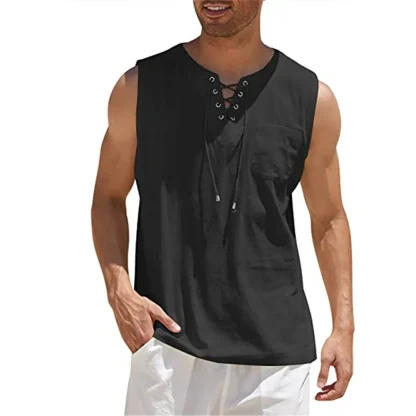 Casual Loose Fit Tank Top - Image 3