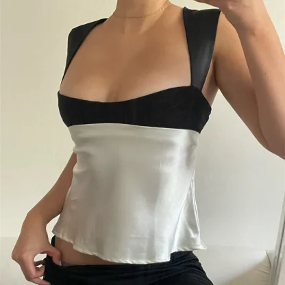 Elegant Satin Tank Top - Image 2