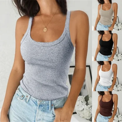 Casual O Neck Tank Top - Image 6