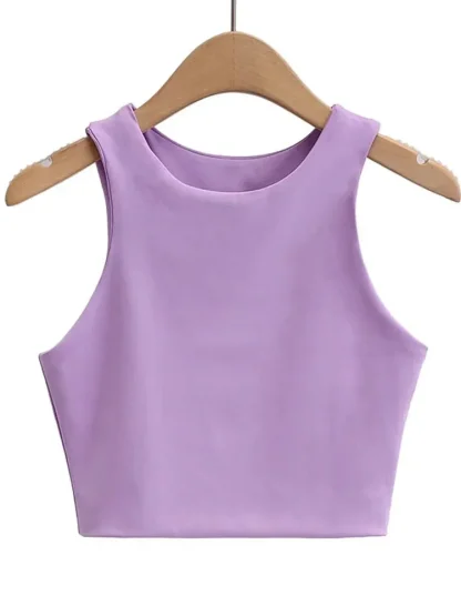 Trendy Slim Fit Tank Top - Image 3
