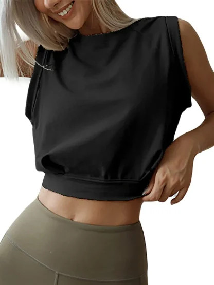 Cute Yoga Sleeveless Tank Top