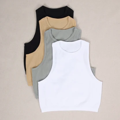 Sporty Crop Tank Top - Image 5