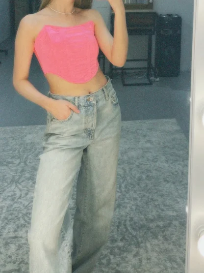 Sexy Corset Crop Tank Top - Image 6