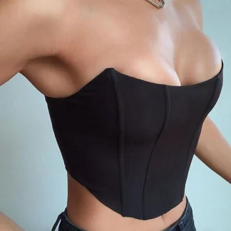 Sexy Corset Crop Tank Top