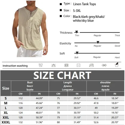 Casual Loose Fit Tank Top - Image 7