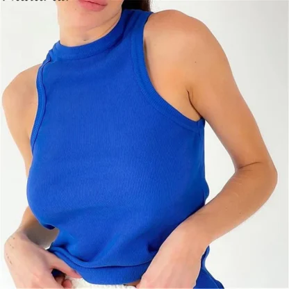 Classic Fit Ribbed Tank Top - Image 3