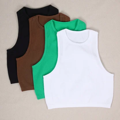 Sporty Crop Tank Top - Image 6