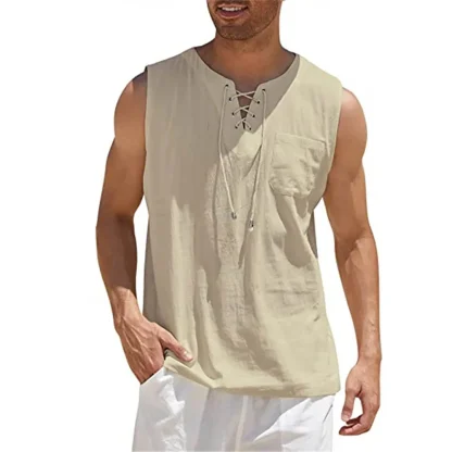 Casual Loose Fit Tank Top - Image 4