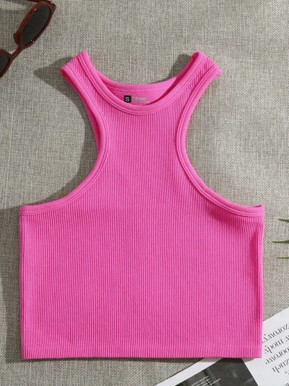 Sleek Athletic Yoga Tank Top - Image 3